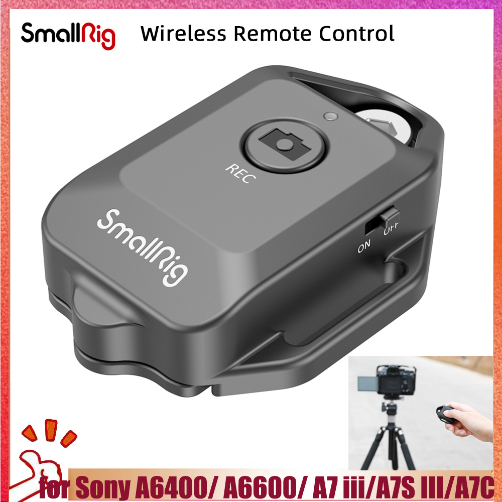 Clicker telecomandato senza fili del Selfie dell&#39;otturatore della macchina fotografica di SmallRig per le macchine fotografiche 2924 di Sony A6400/ A6600/ A7 iii/A7S III/A7C /ZV-1