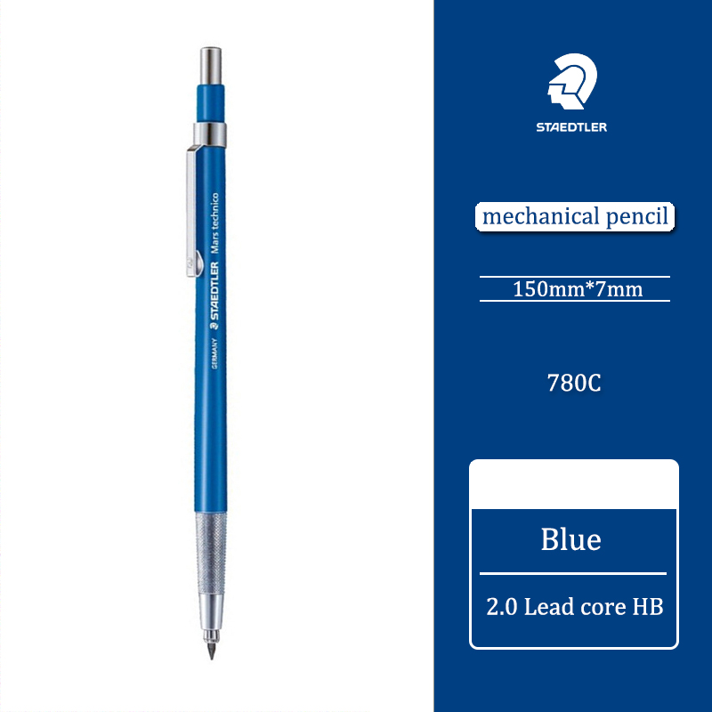 Germany STAEDTLER 780C Automatic Pencil Set 2.0mm Animation | Engineering | Drawing | Drawing Pen Writing: blue  1pcs