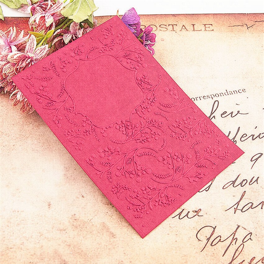 12.6x17.8cm flower photo Embossing folders Plastic bump Scrapbooking DIY Template Fondant indentation Cake Photo Album Card Make