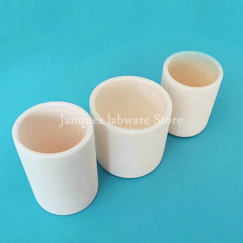 1pc Capacity 5ml to 1000m 99% Alumina Crucible Lab Corundum cylindrical Crucible High temperature resistance 1600 degrees