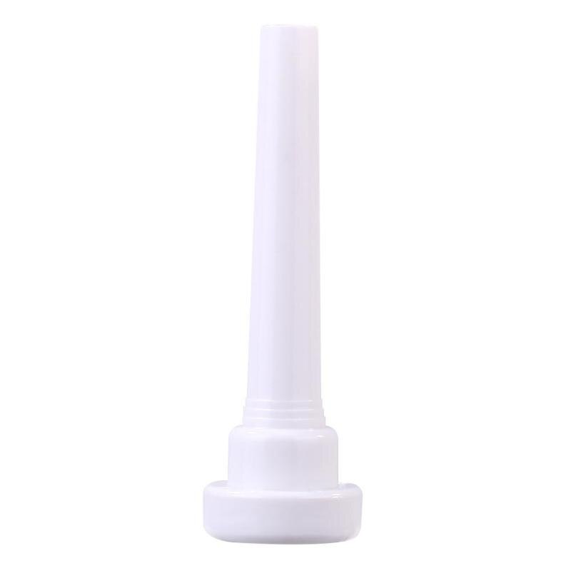 1Pc 3C Plastic Trompet Mondstuk Meg Voor Beginner Musical Trompet Accessoires Multi-Kleuren Muziekinstrument En Accessoires: WHITE