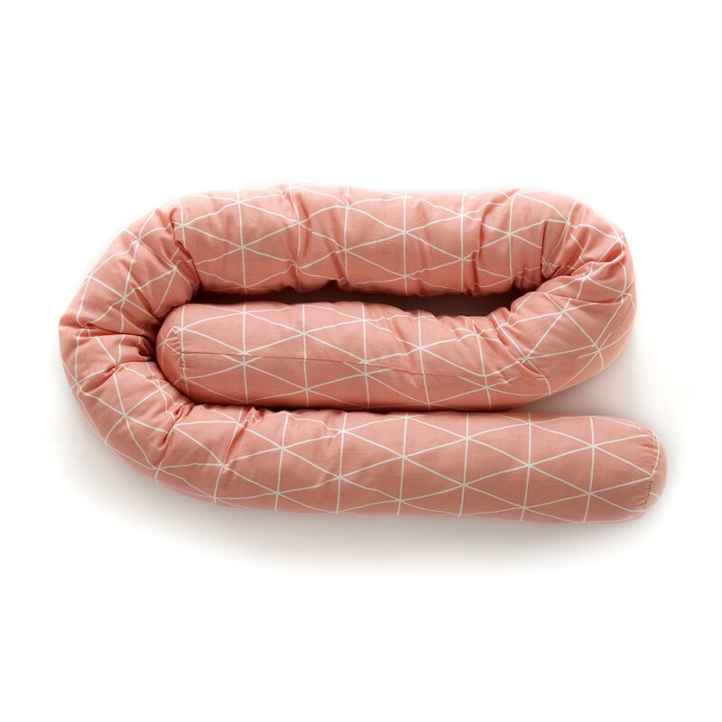 Coussin de pare-choc pour bébé 2M, coussin de protection pour bébé, berceau d'impression, autour du lit, barrière de sécurité: 01 Pink diamond