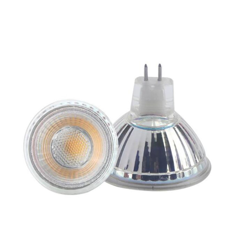 1PCS Dimmable High power chip LED bulb GU10 MR16 COB 9W 12V 110V 220V Led Spotlights Warm/Cool White MR16 base LED lamp