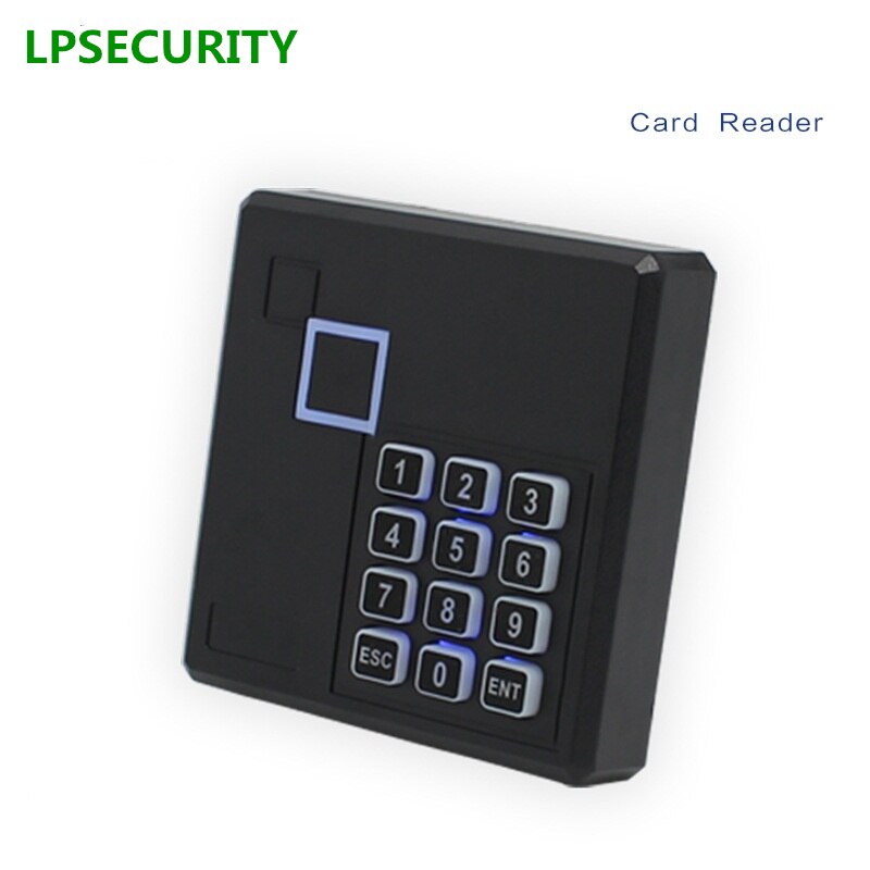 LPSECURITY waterproof Proximity Rfid 13.56MHZ password Card Gate Door lock Access Control Keypad Reader Wiegand 26 Bit
