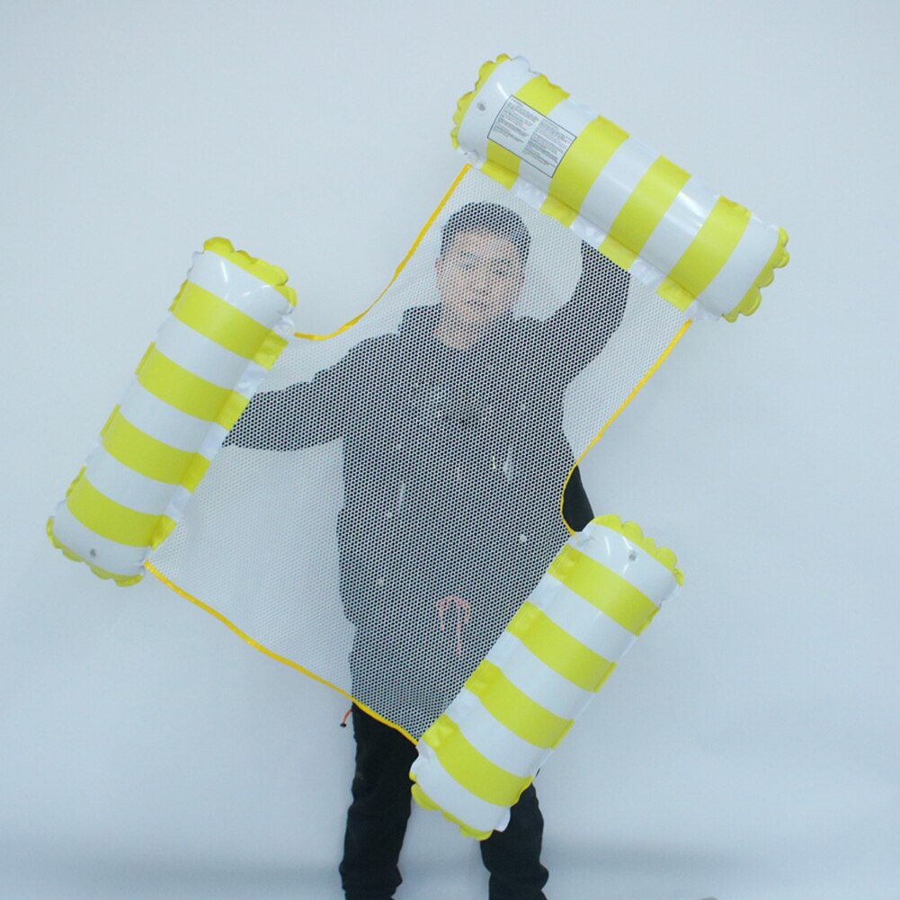 PVC Water Hammock Float Lounger Swimming Pool Inflatable Recliner Chair Bed Leisure Chair Water Sports Toys floating pad