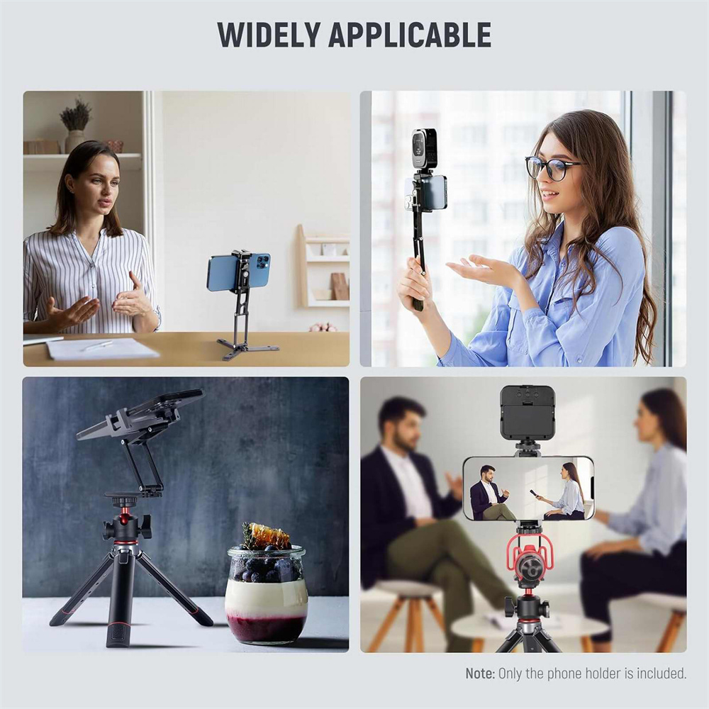 Mini Pocket Foldable Tripod for Phone Vertical Horizontal Shooting Expansion Video Light Microphone Photography Vlog