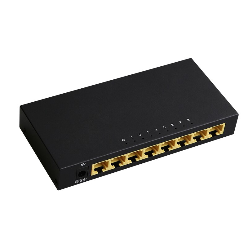 High Performance Gigabit Switch ethernet Support auto flip function 100/1000Mbps RJ45 Hub Splitter Ethernet Network Smart Switch