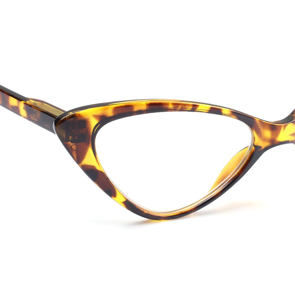 Mode Kat Ogen Leesbril Ultalight Kleine Frame Clear Lens Verziend Brillen Voor Vrouwen &amp; Mannen Met + 10to + 40