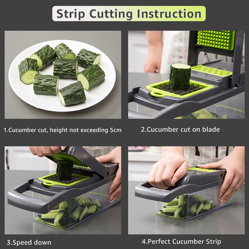 Groentesnijder Keuken Accessoires Mandoline Slicer Fruit Cutter Aardappel Dunschiller Wortel Kaas Rasp Groentesnijder