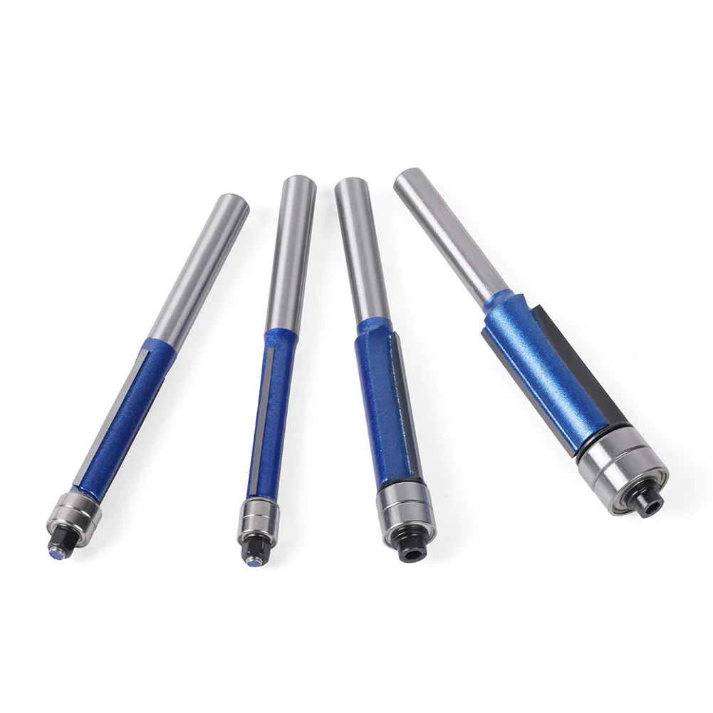 6mm Biaxiale Trimmen Tool Dubbele Lager Carbide Flush Trim Router Bit voor houtsnijwerk Cutter Frees Houtbewerking gereedschap