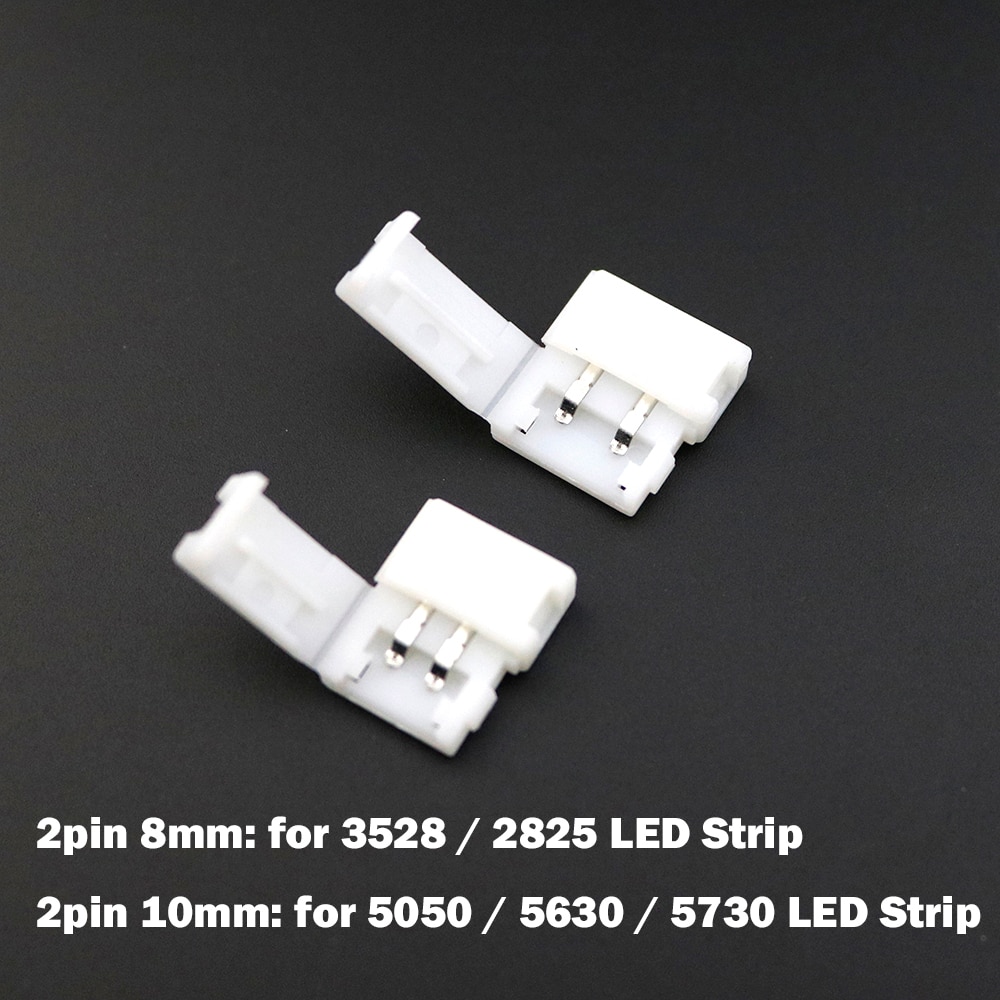 5 PCS LED Strip Connectors 2pin 8mm/2pin 10mm/4pin 10mm/5pin 10mm /5pin 12mm/6pin 12mm Gratis Lassen Connector voor strip