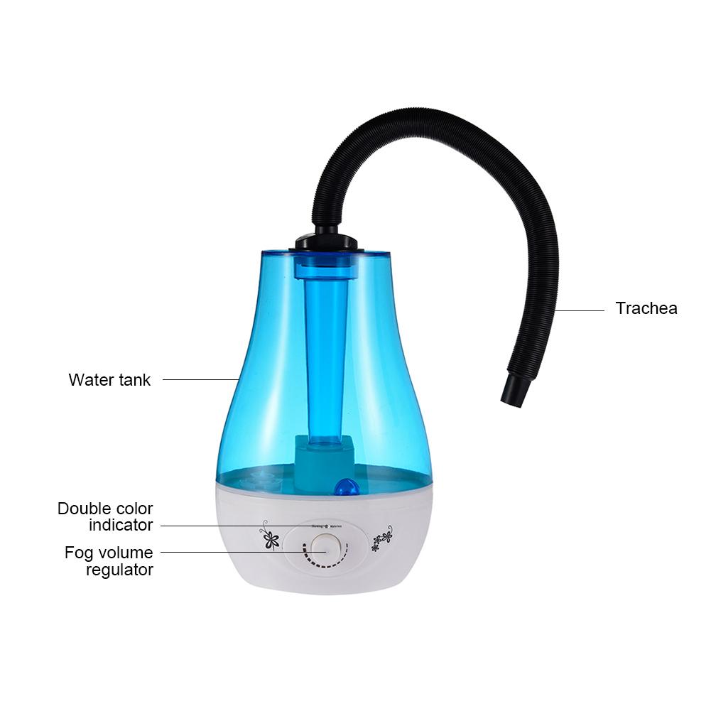Humidificador de gran capacidad para reptiles, caja nebulizadora para anfibios, atomizador, dispensador de niebla de agua, fabricante de niebla, UE/EE. UU., 3L/4L,