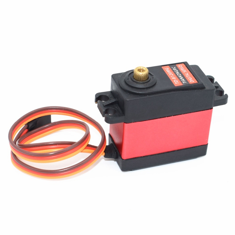 Td -8120mg waterproof metal gear digital servo with 20kg high torque 180 angles for rc remote control car model vehicle 20kg servo