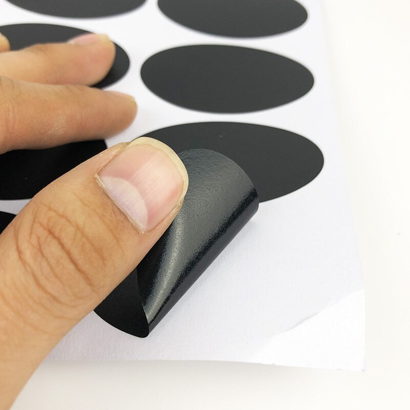 Sticker40pcs /Set Blackboard Stickers Craft Kitchen Jar Storage Box Label 5cm X 3.5cm Black Spice Blackboard Sticker Blackboard