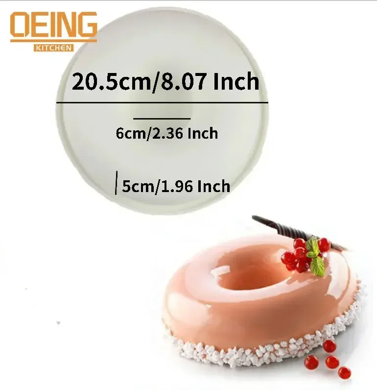 Molde de silicona para pastel en forma de cubo, molde de silicona para Mousse DIY, herramienta para pan y magdalenas para hornear, pastelería, postre, pastel, plantilla para hornear: Caqui oscuro