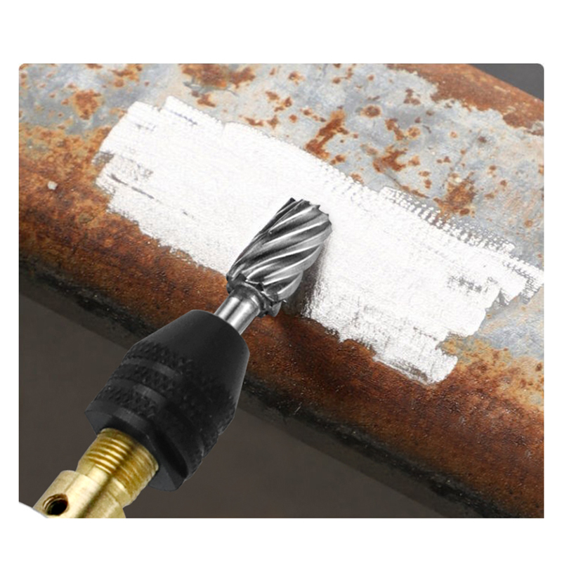 Cortador de Lima rotativa HSS Dremel, fresado de rebabas rotativas, cabezal de molienda, cuchillo para tallar madera, herramientas de corte, accesorios de grabado, 6 uds.