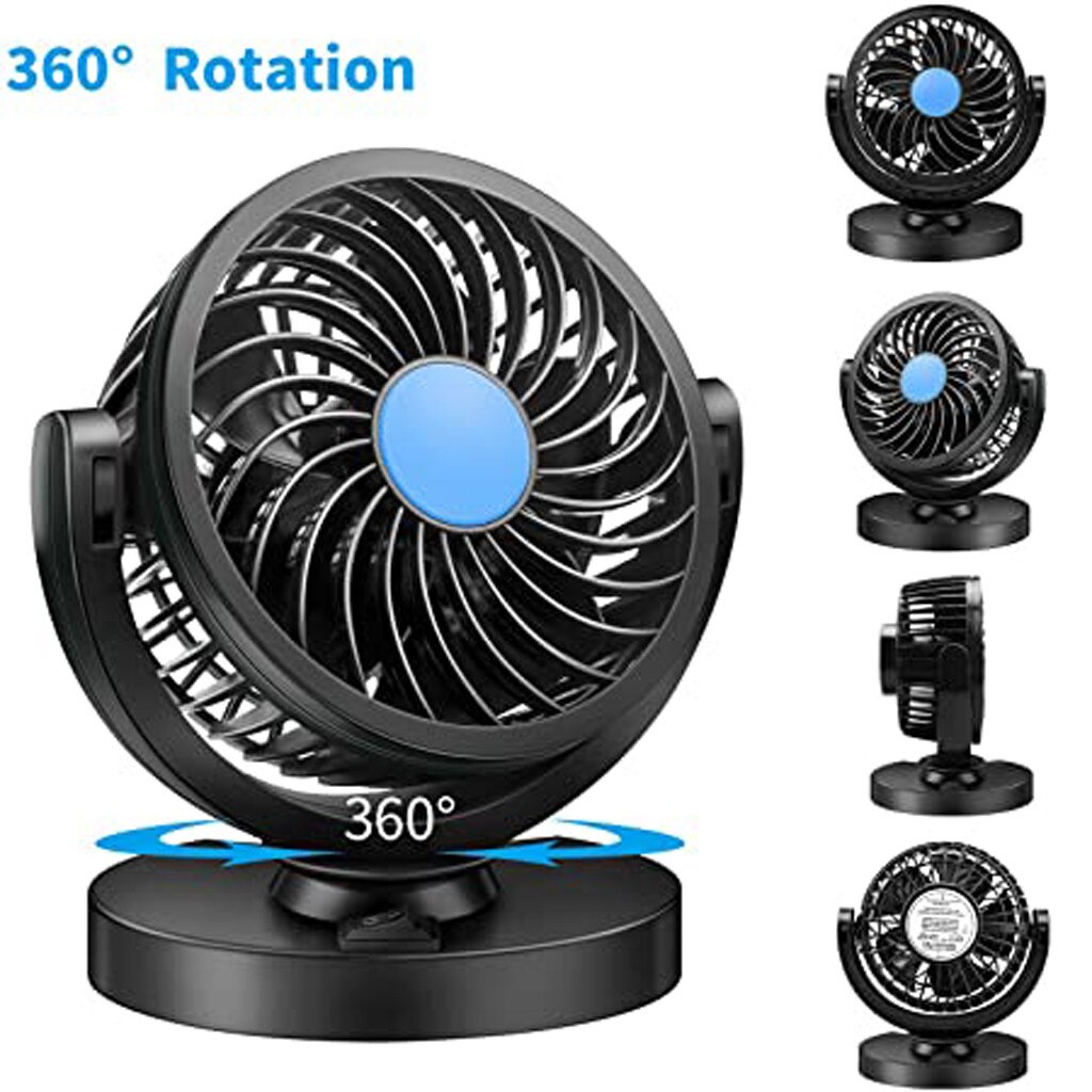 Wind Car USB Fan Car Air Conditioner Low Noise Colorful Smart Home Portable Handheld Multi-function Mini Fan Summer Cool