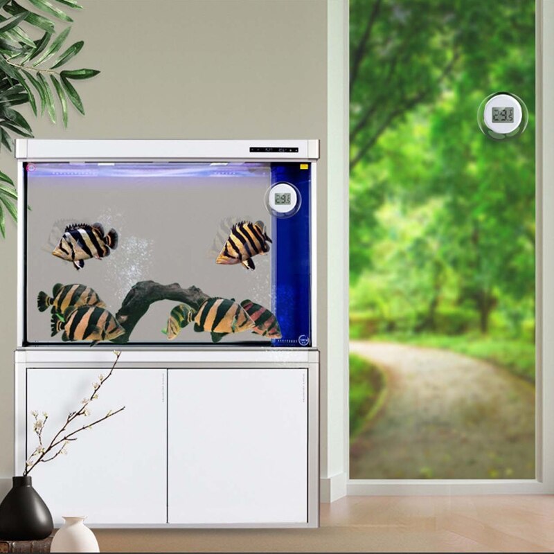 Aquariumthermometer met lcd-digitaal display duikwatertemperatuurmeter