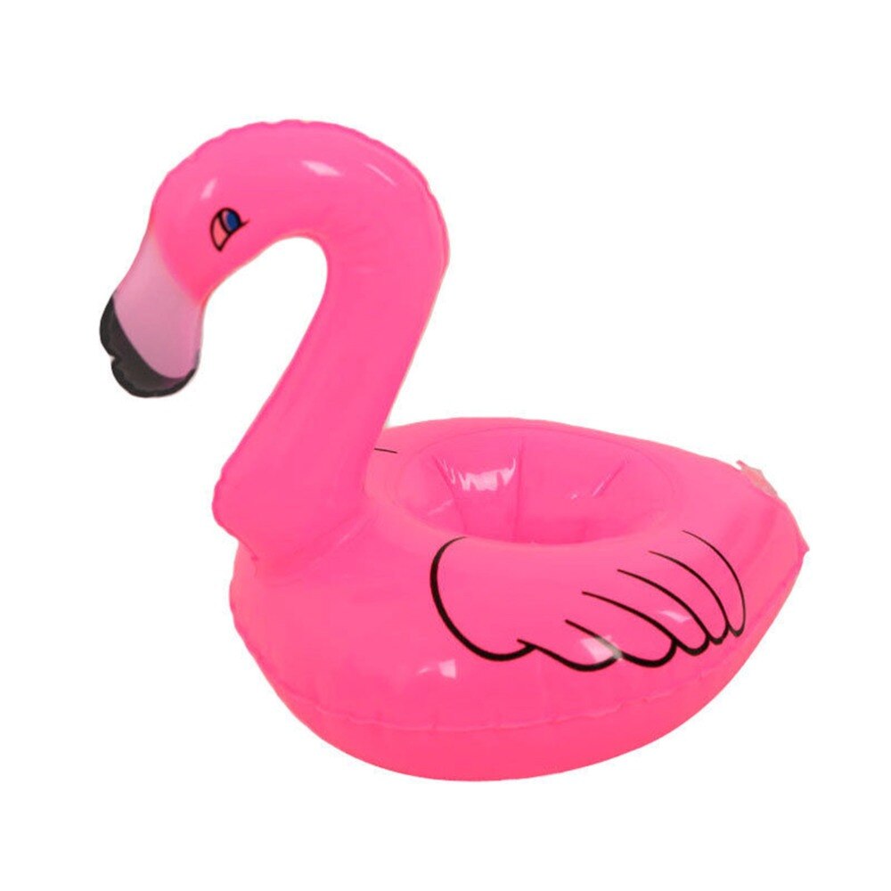 Mini Flamingo pineapple Floating Inflatable toy Drink Can Cell Phone Holder Stand Pool Event Party Supplies