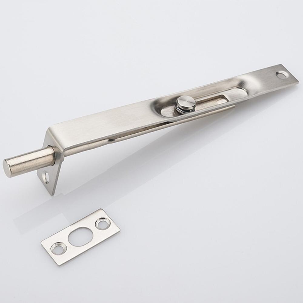 Stainless steel latch wooden door dark bolt box slotted double open door concealed latch invisible door latch hidden