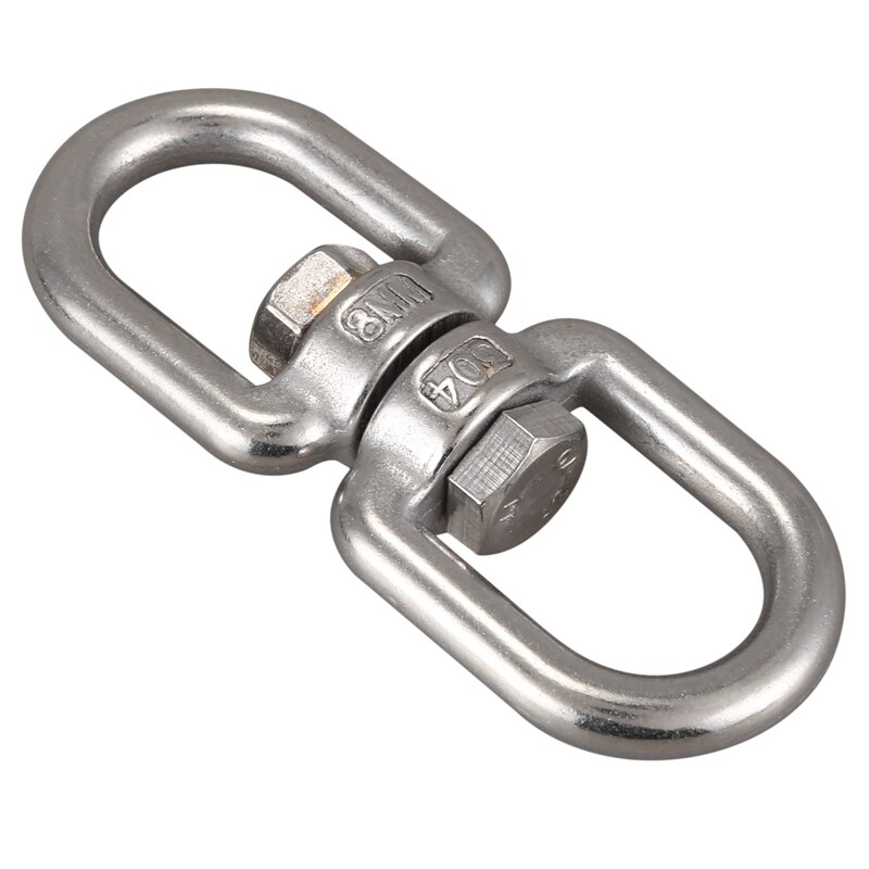 Kit de suspension pour hamac en acier inoxydable crochet pivotant capacité parfaite pour les hamacs chaises paniers meubles balançoires