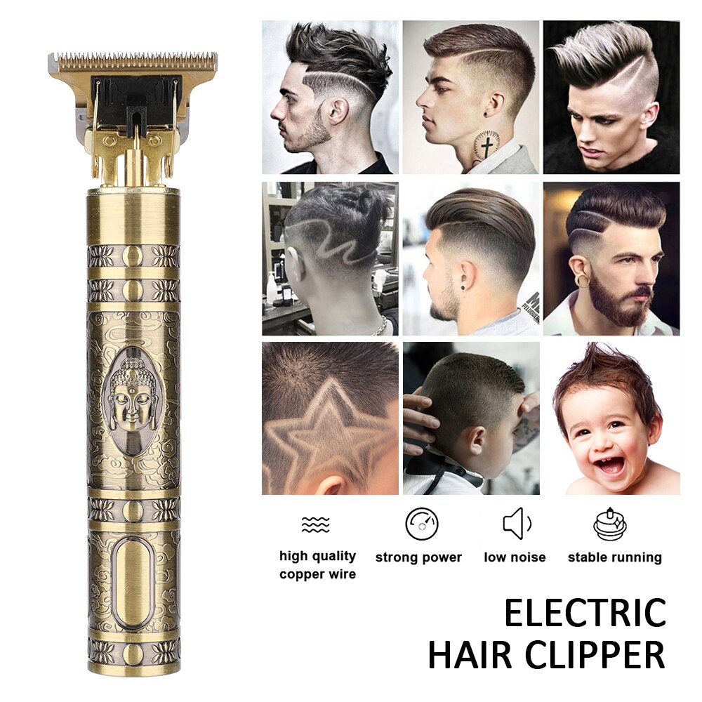 Electric Hair Clipper Barber Hair Cutting Machine Profession Baldheaded Hair Razor Cordless Men Beard Trimmer Shaver Hair Mower