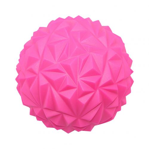 Opblaasbare puntige massage halve bal voetmassage apparaat pijnverlichting yoga fitness hulpmiddel: Rood