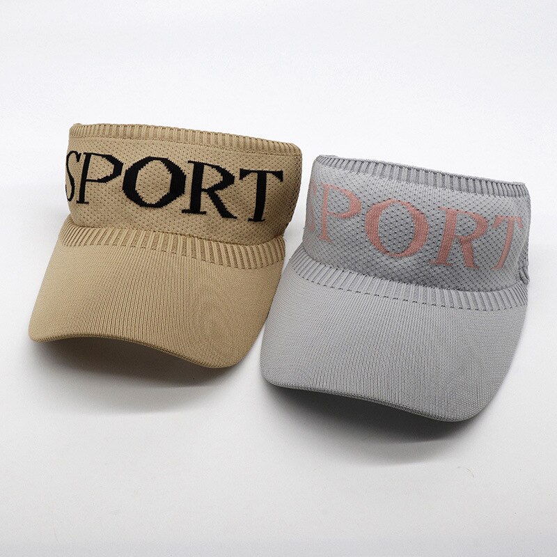 Anti UV Headscarf Soft Brim Sun Protect Visor Running Cap Outdoor Leisure Empty Top Hats For Women Men