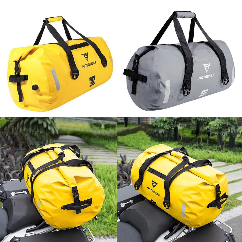 40L 66L 80L 90L Motorrad Tasche Auto Wasserdichte Lagerung Pack Outdoor Reise Große Kapazität Taschen 2020New Schulter Tasche Sattel tasche