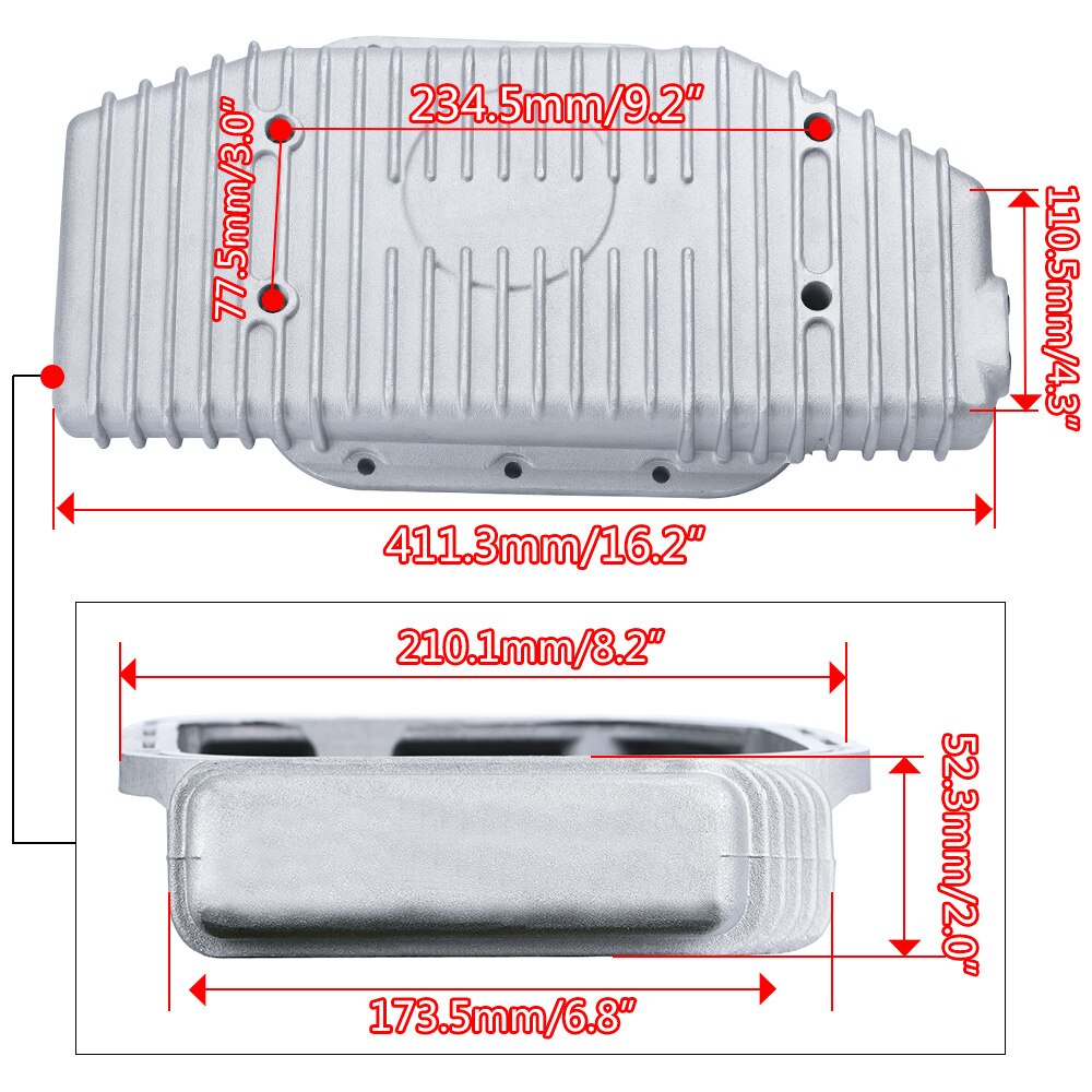 Hohe Kapazität Gießen Aluminium Verblüfft Ölwanne Pfanne-Aktualisierung Für 89-02 Nissan SR20 SR20DET S13 S14 S15 Silvia 240SX 180SX JR-OP49