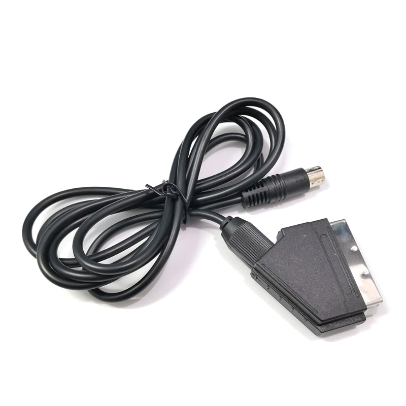 1.8m RGB Scart Lead cable for sega -Mega Drive 2 -Genesis MD2 RGB AV Scar M76A