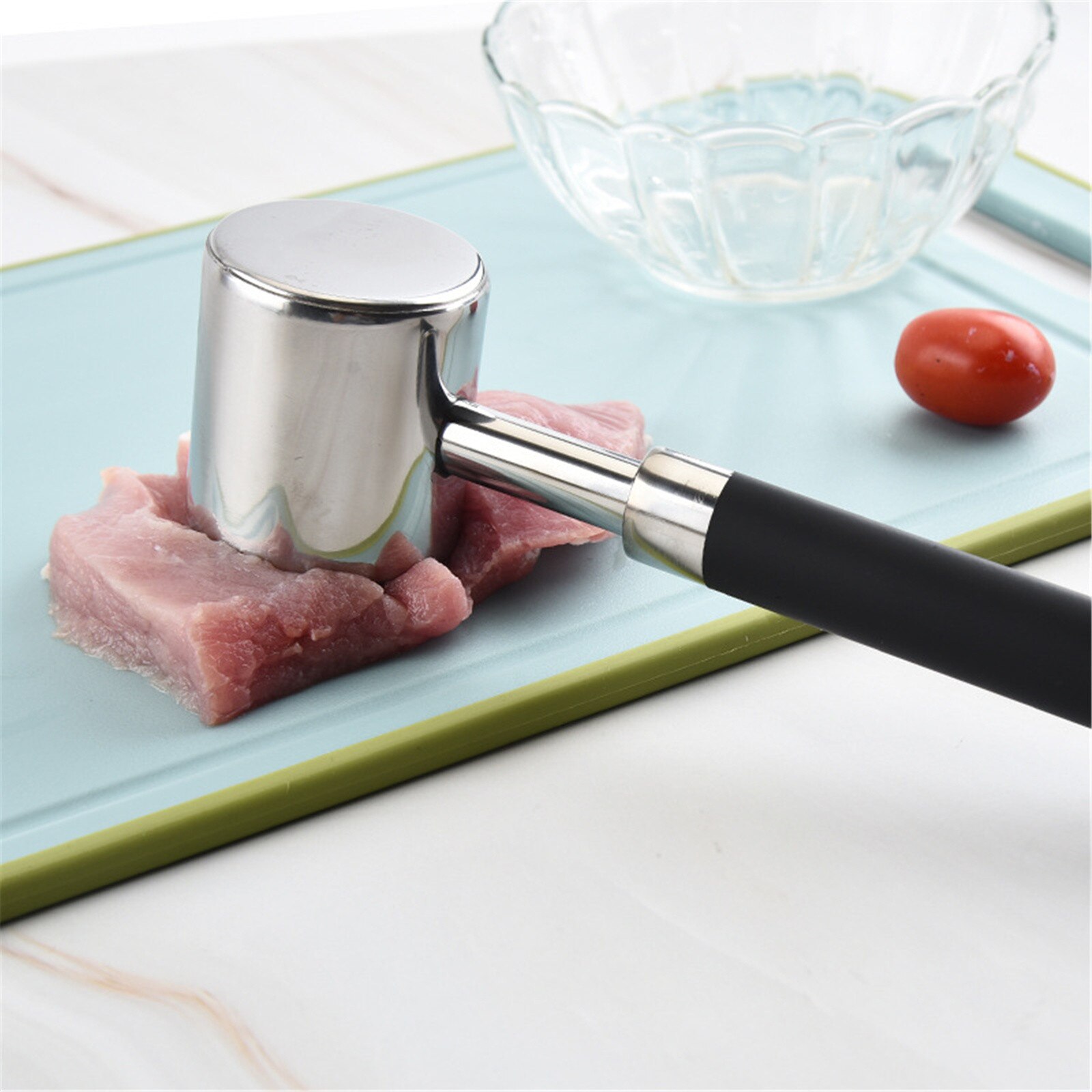 Kitchen bar supplies Meat tenderizer double sided meat tenderizer tool 304 stainless steel dishwasher Home Kitchen Supplies