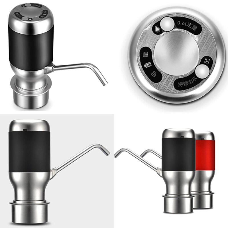 USB Water Bottled Dispenser Wireless USB Electric Automatic Drinking, Pump Smart Distributor Pumping Device Indoor