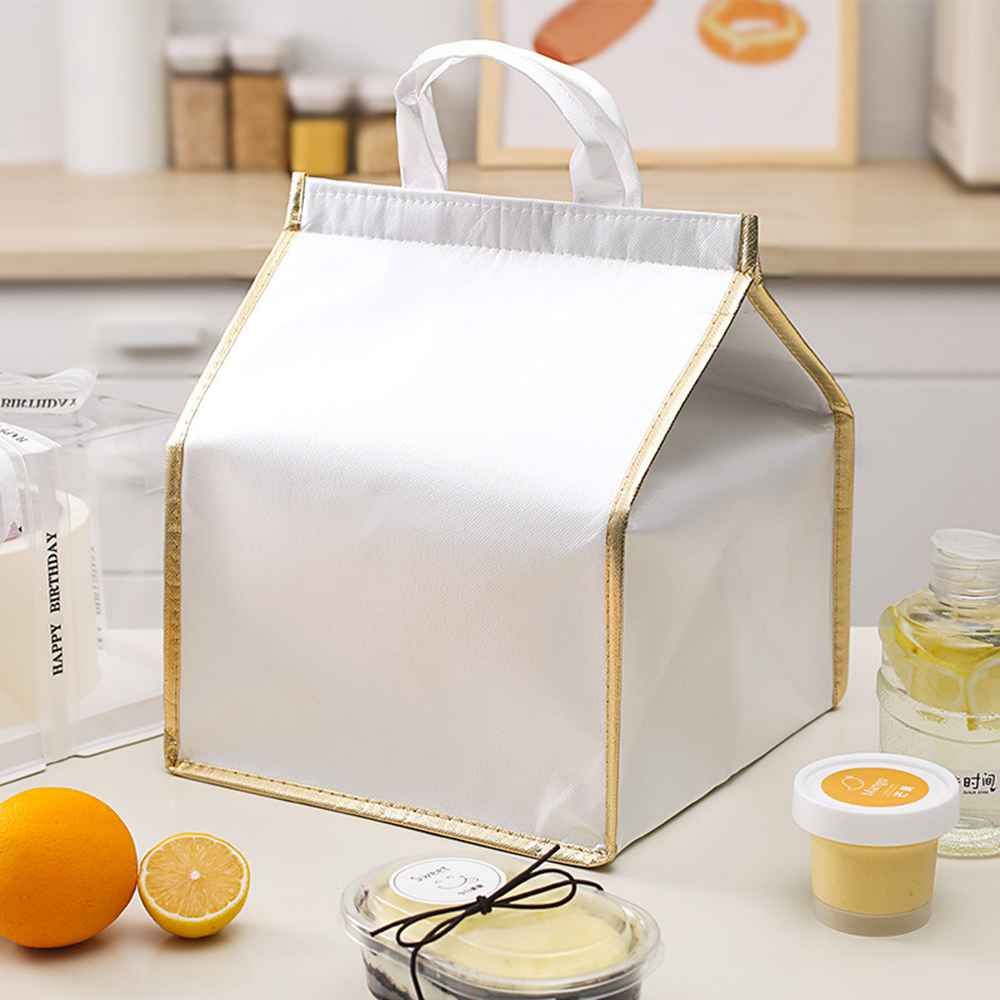 1PC Foldable Multifunction Cake Insulation Bag Waterproof Aluminum Foil Cooler Bag Thermal Box Home kitchen Bag