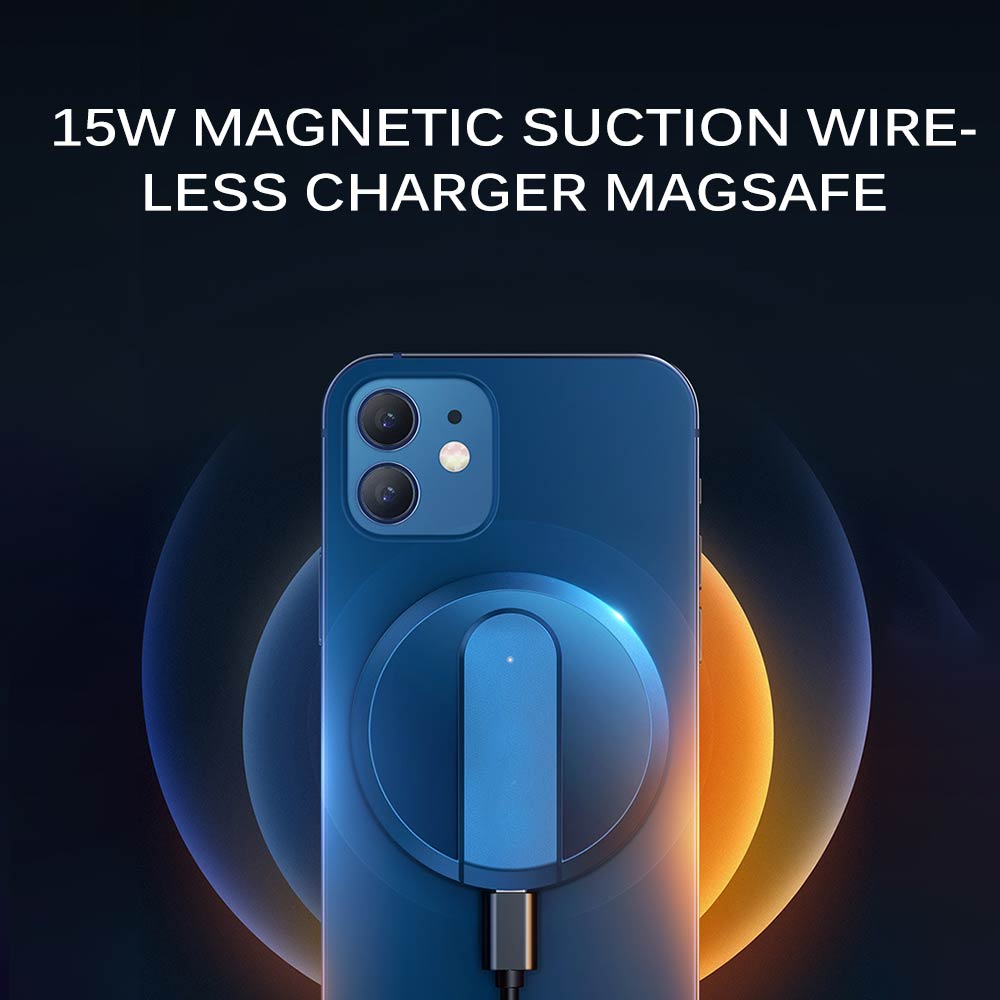 QI Wireless Charging For IPhone 12 Pro Max Magsafe Charger 15W Fast Charge Pad For IPhone 11 Xs Xr Xiaomi Wireless Chargers