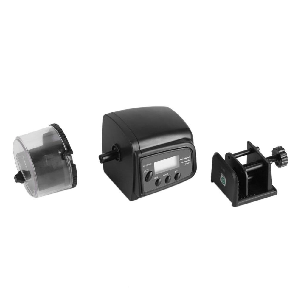 Fish Feeder LCD Electronic Automatic Fish Feeder Dispenser Timer Automatic Tank Food Feeding Machine Aquarium Tester