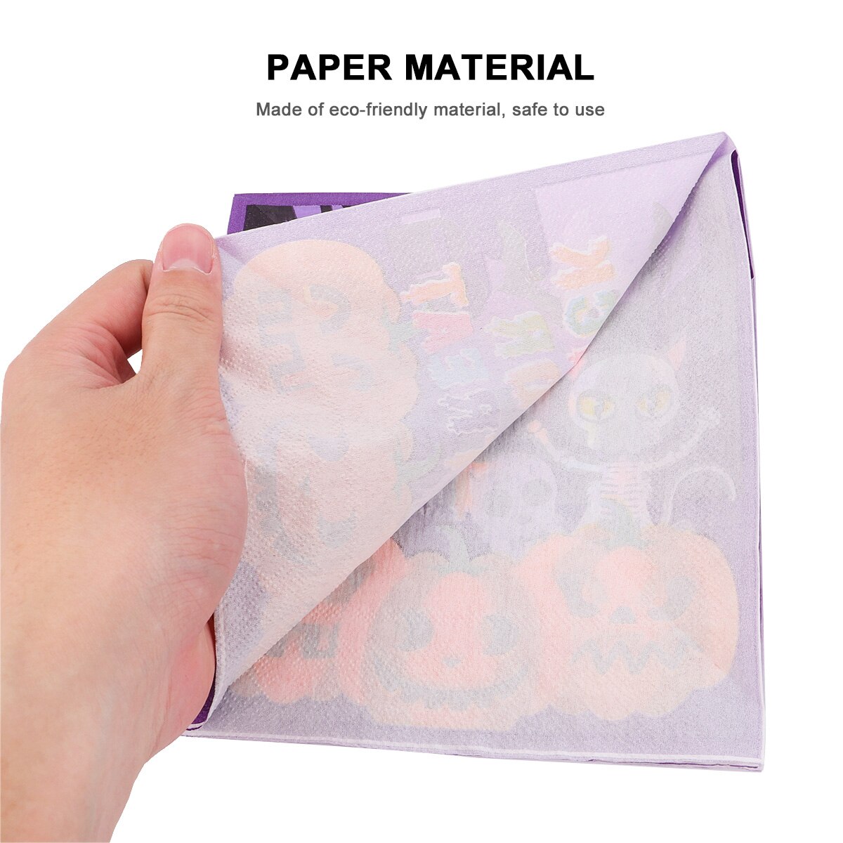 60 stk halloween engangsservietter tissue trykt serviet engangs praktisk dekorativ papirserviet til butik