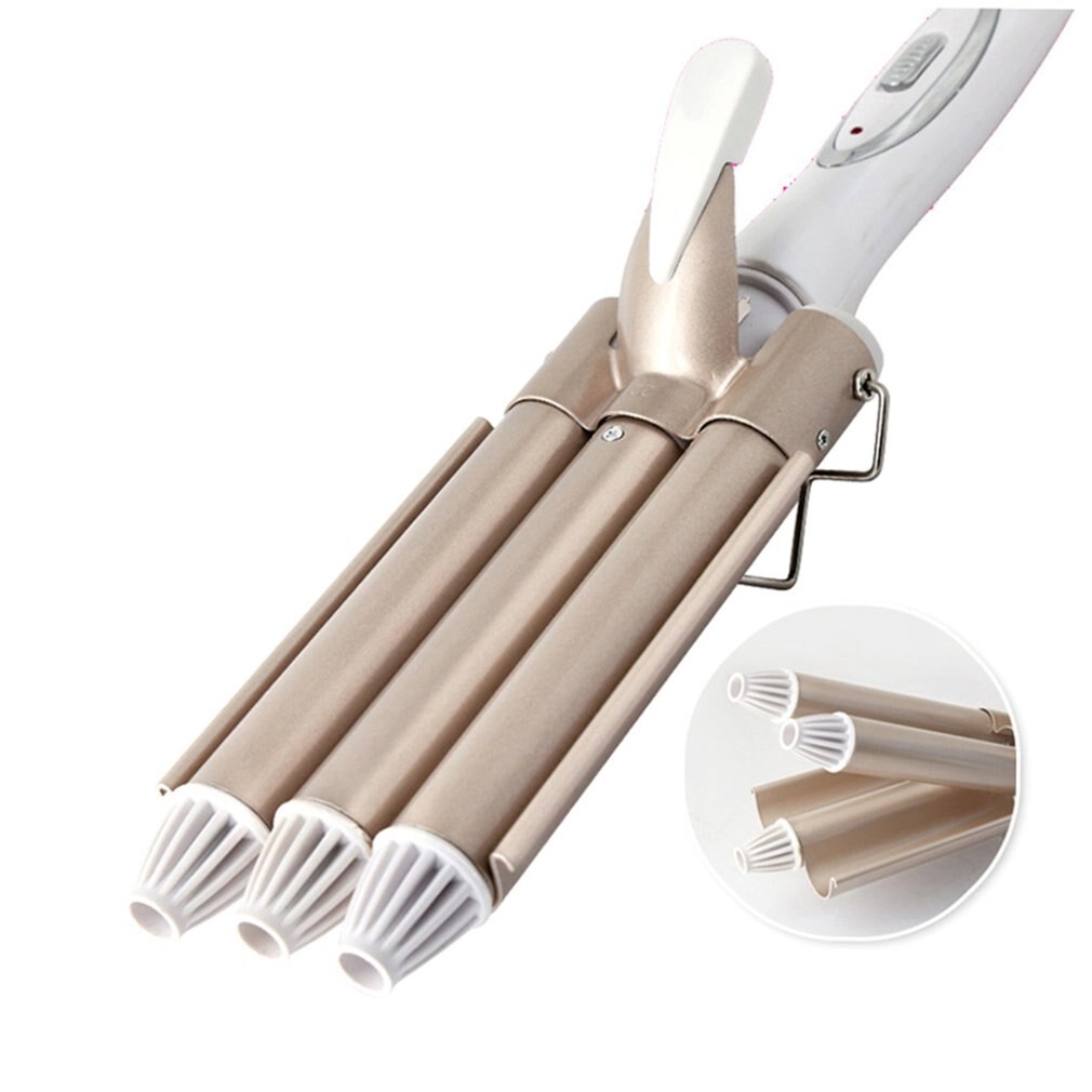 Curling Iron Ceramic Triple Barrel Hair Styler Hair Waver Styling Tools 110-220V Hair Curler Electric Curling 41D