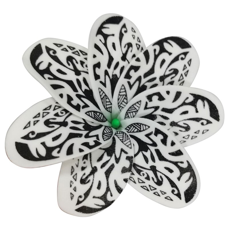 10 stk/sæt bryllup kunstige æg blomster jul hawaii sommerfest strand diy hjemmedekoration hula pige hår tilbehør: Xhm 0167