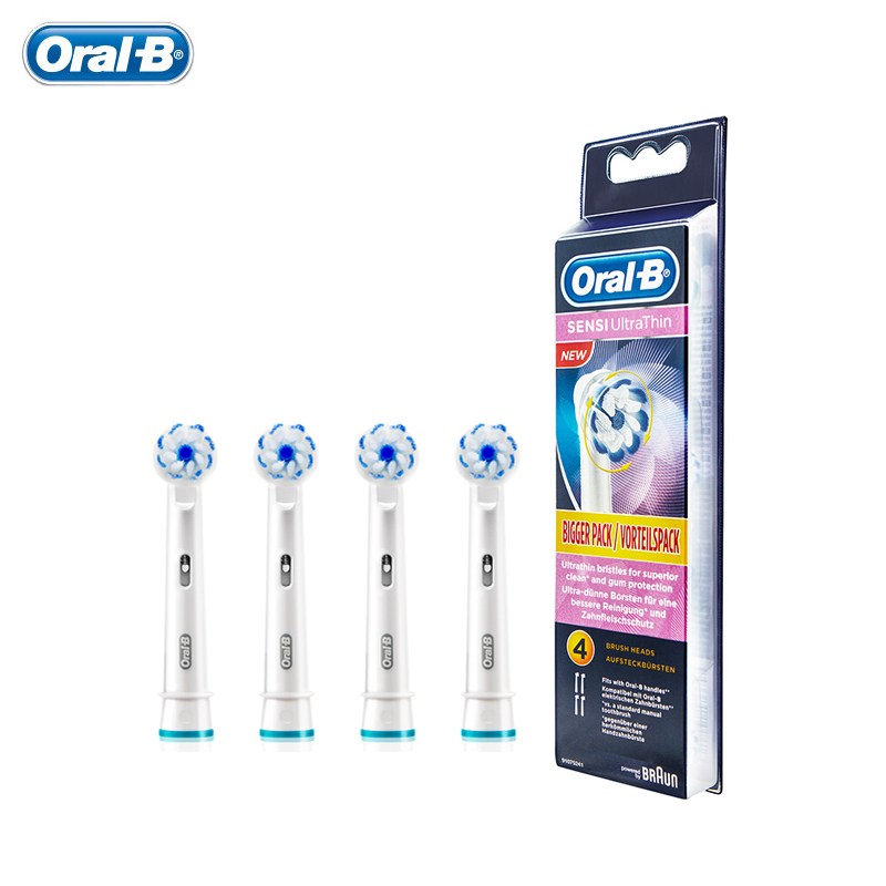 Oral-B Gevoelige Ultradunne Elektrische Vervangende Opzetborstels EB60 Opzetborstel Mondstuk Vlekverwijdering Tandheelkundige Zorg Diepe Reiniging