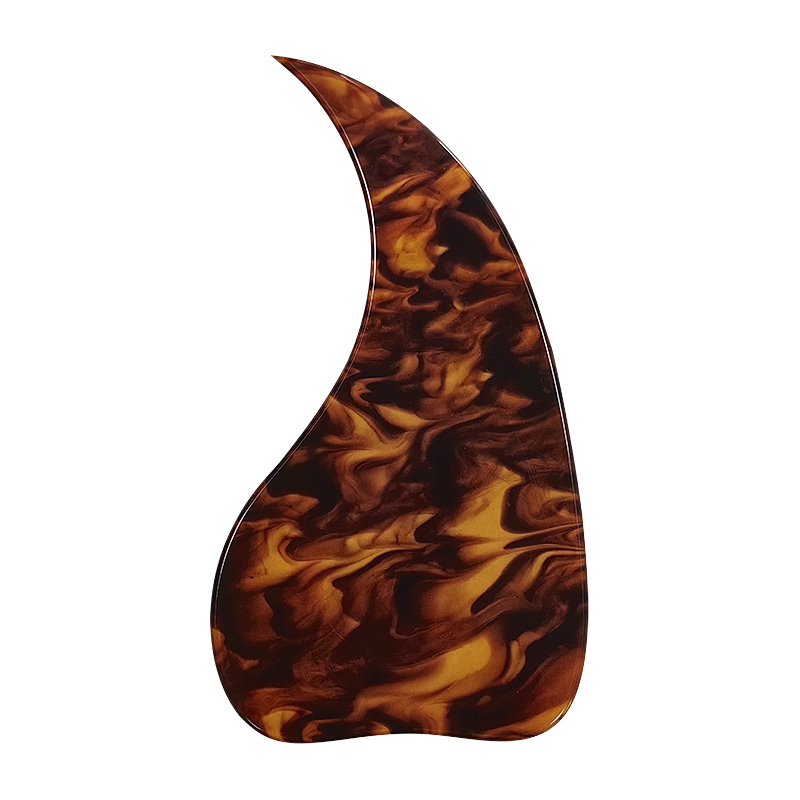 Pleroo Custom Guitar Parts - Great For US Gib J45 Acoustic Guitar Pickguard And Smooth Chamfering: Red