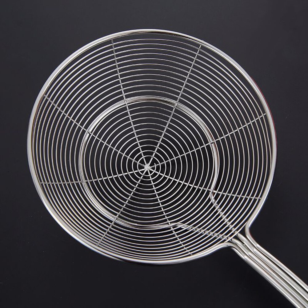 Skimmer Solid Spider Strainer Ladle Stainless Steel Kitchen Utensil Tool French Fries Fish Frying Utensil