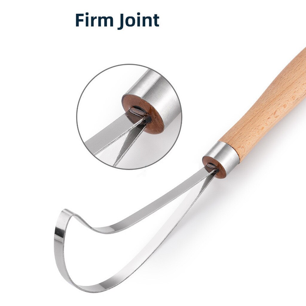 Coconut Peeler Scraper Stainless Steel Meat Removal Tool Durable Wooden Handle Kitchen Tools Accessories Coconut Peeler2020