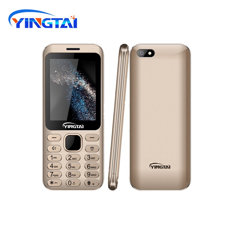YINGTAI S1 Ultra-dünne Metall Überzug Dual SIM Gebogene Bildschirm Feature Handy Bluetooth Business Handy Unterstützung Vibration
