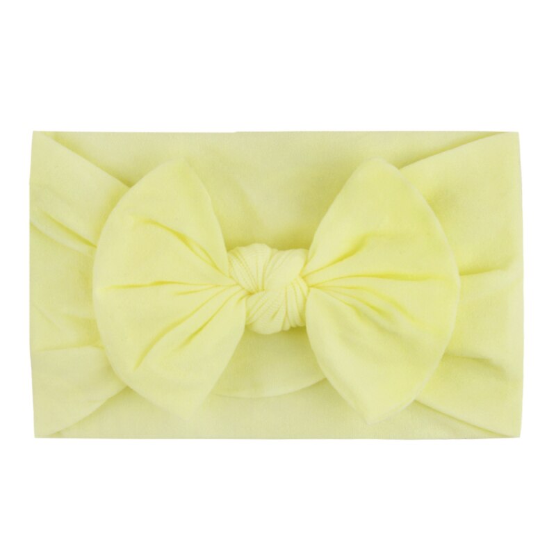 Baby Junge Mädchen Einfarbig Bowknot Stirnband Headwear Nahtlose Super Weiche Hairband Nette Haar Zubehör freundlicher Zubehör: 15