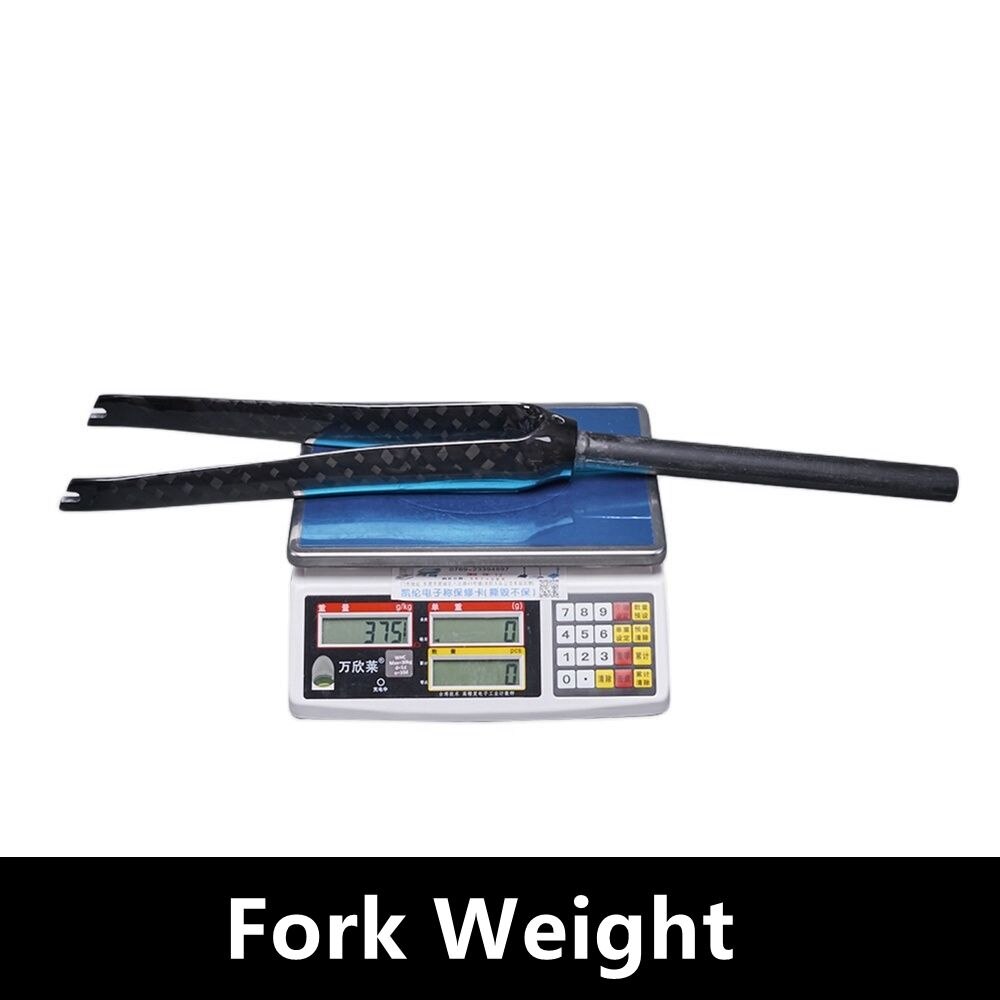 Gloss or Matt 3K UD 12K Carbon Fiber Bicycle Road Bike Fork Cycling Parts 700C Straight 1-1/8" 28.6mm