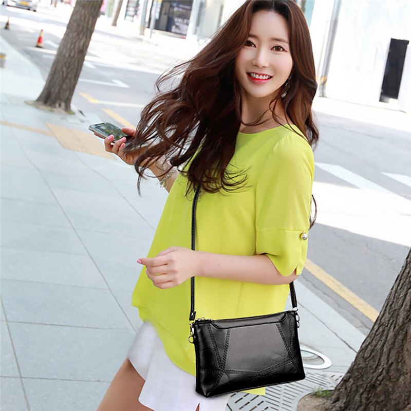 Bolsos de mano de mujer con costura pequeña cuadrada versátil bandolera bolso de mujer borsa donna sac mujer principal