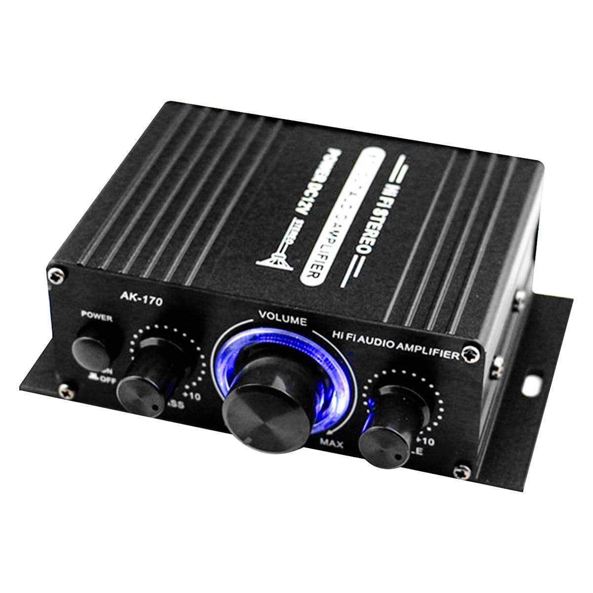 Ak380/ak370/ak170 tehovahvistin audio karaoke kotiteatteri vahvistin 2 kanavaa bluetooth luokan d vahvistin usb/sd aux tulo