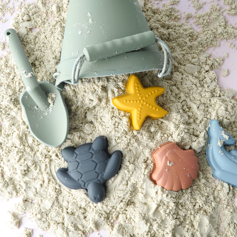Jouets de plage pour enfants, dessin animé à la , outil de sable d&#39;été avec pelle, jeu d&#39;eau, jeu d&#39;extérieur, ensemble de bac à sable pour bébés