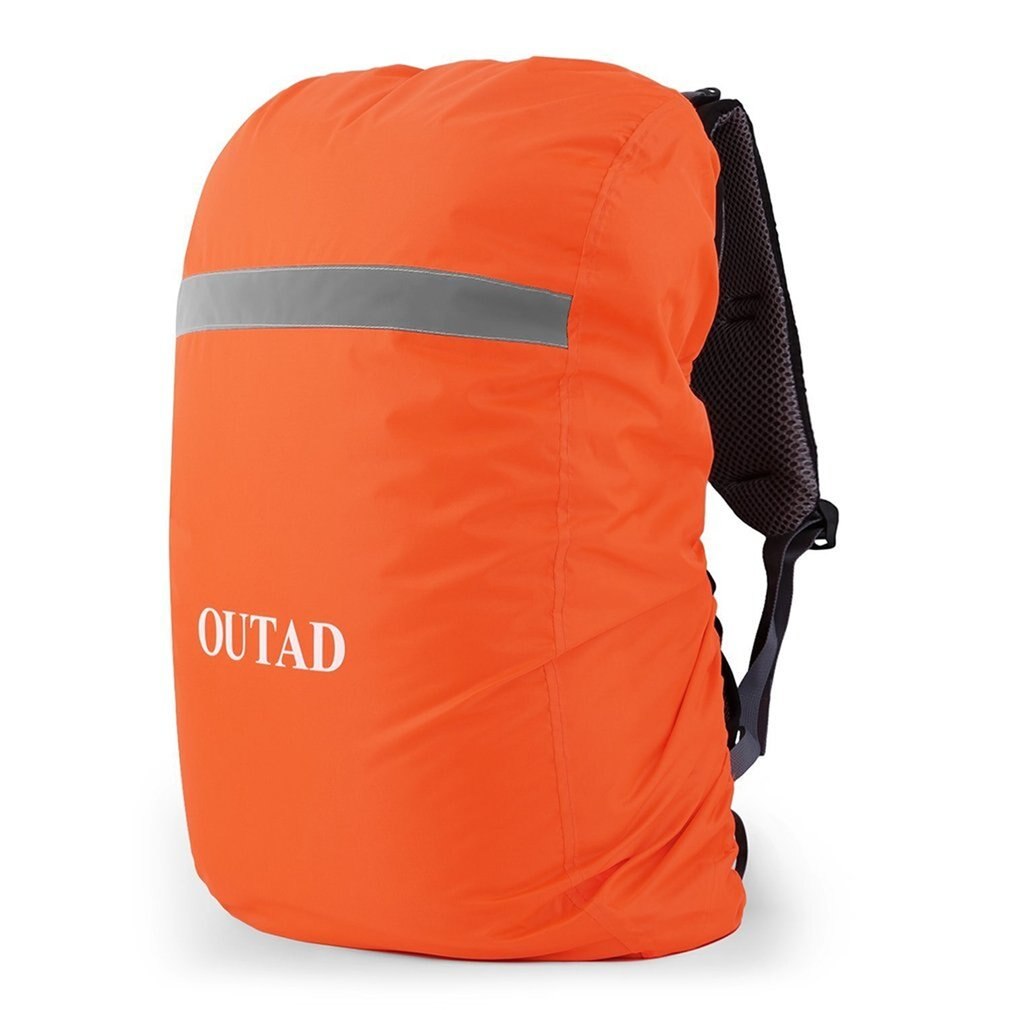 Protable 300D Oxford Fabric Waterproof Backpack Rain Cover Travel Rain Bag Dust With Reflective Strip Rain Proof Cover Dust Bag